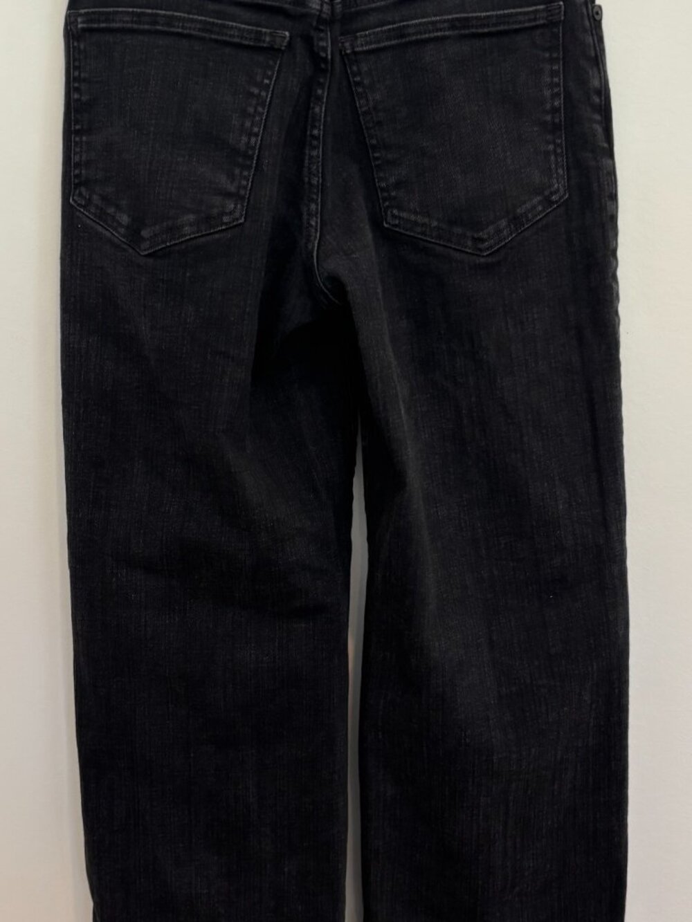 Madewell The Petite Perfect Vintage Wide-Leg Jean in black rinse- 27P - Picture 6 of 8